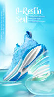 ONEMIX-Zapatillas de correr de estilo chino para hombre, zapatos deportivos transpirables con cojín de aire, para caminar al aire libre - details 1