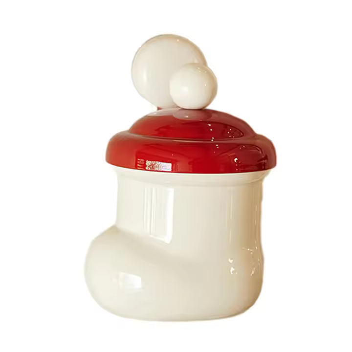 Cubo de basura con ventosa, pequeño y bonito, portátil, diseño de bota, soporte de pared para cocina, oficina y hogar - 1