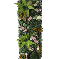Decoración de Césped Verde Artificial Panel de Pared de Planta Simulada de 40*120CM - details 4