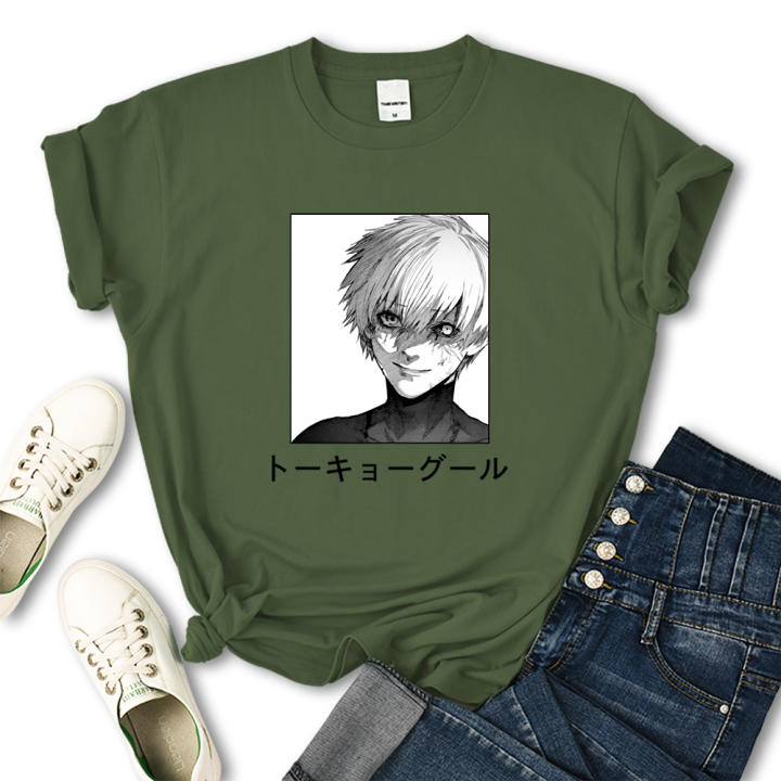 Ken Kaneki-Camiseta con estampado de dibujos animados Tokyo Ghoul para ...