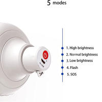 Linterna led portátil con carga USB, Bombilla colgante recargable de 30W, 20W, 50W, para tienda de campaña, vendedor callejero, luz de emergencia - details 2