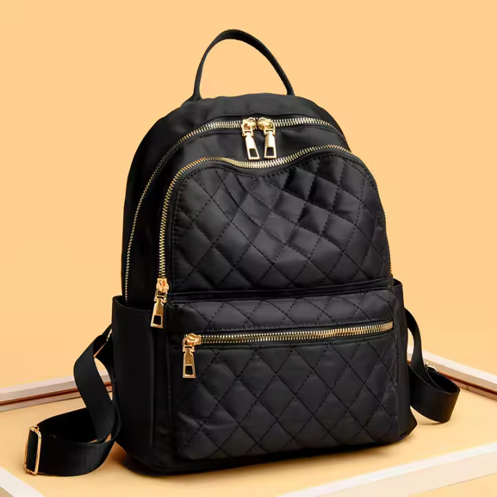 Mochila Oxford con múltiples bolsillos para mujer, bolso escolar de gran capacidad, impermeable, de viaje de negocios, informal, deportivo - 1