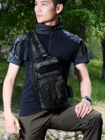 Bolsa táctica de pesca para el pecho con soportes para caña, para caza, escalada, Camping, caja Molle grande, almacenamiento, señuelo, riñonera deportiva - details 17