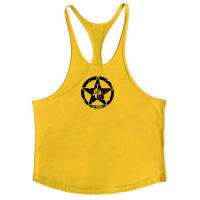 Muscleguys Mens Fitness Bodybuilding Graphic Design Y Back Summer Fashion Casual Bodybuilding Sleeveless Shirt - details 7