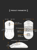 Darmoshark M3PRO 4K Tri-Mode Wireless Buletooth Gaming Mouse Recargable PAW3395 Ligero Para Ordenador PC Oficina Ratones - details 14