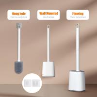 Escobillas y Portaescobillas de Inodoro, Cepillo y Soporte para WC, Silicona - details 7