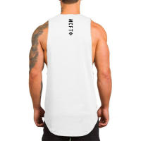 Muscleguys Cotton Gym Clothing Fitness Mens Stringer Tank Top Bodybuilding Sleeveless Shirt Muscle Vest Workout Singlets Tanktop - details 16