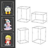 Vitrina transparente de acrílico, caja de almacenamiento para figuras, juguetes coleccionables, escaparate de protección, caja de encimera duradera - details 3