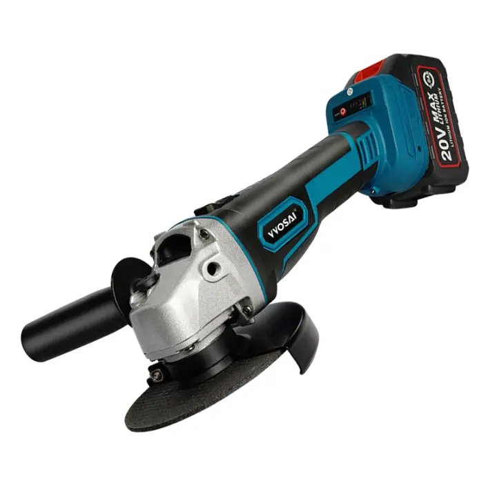 VVOSAI-amoladora angular inalámbrica M14, máquina de molienda de iones de litio de 20V, amoladora angular eléctrica de corte, herramienta eléctrica sin escobillas - 1