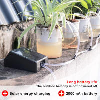 Temporizador de agua Solar, controlador automático de riego por goteo, sistema de riego de flores de jardín, dispositivo de Control de sincronización de energía Solar para césped - details 0