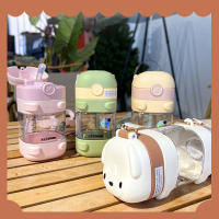 Botella de agua con pajita, bonitas botellas de agua para niños, escuela, niñas, niños, tirantes portátiles al aire libre, botella de agua sin BPA para niños - details 6