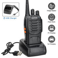 Baofeng-walkie-talkie piezas, Radio bidireccional de largo alcance para caza y hotel, 888s, UHF, 5W, 400-470MHz, BF888s, BF 888S, H777, 1/ 2 BF-888S - details 2