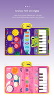 80x50cm Music Play Mat for Kids Toddlers Floor Piano Keyboard Drum Toys Dance Mat with 6 Instruments Sounds Educational Toys - details 16