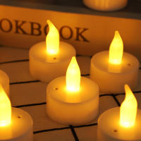7PC Sensor de soplado vela luz de té manos libres led amarillo lámpara de ambiente al aire libre para boda evento diy hogar oficina regalo iluminación decoraciones - details 7