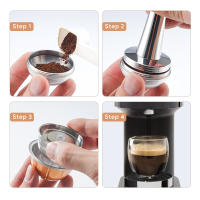 Cápsula reutilizable de acero inoxidable para Nespresso Vertuo Next, filtro de café rellenable, Compatible con cápsula Original - details 7