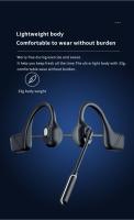 Auriculares Deportivos Bluetooth PARAMITA DG10 Conducción Húmeda de Hueso Real Control de Volumen Resistente al Agua IPX5 Para Ejercicios y Carreras - details 8