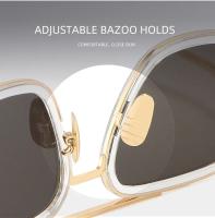 Gafas de Sol Cuadradas Vintage de Metal para Hombres Deportes y Moda - details 9