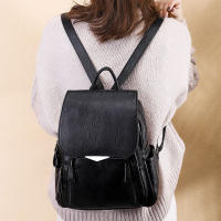 Mochila de viaje para mujer avión gran capacidad hecha de cuero PU bolso de mano para escuela mochila para mujer bolso de hombro femenino - details 8