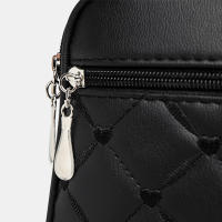 Bolso cuadrado pequeño con bandolera para mujer, nuevo diseño acolchado, bandolera de cuero de PU, bandolera versátil - details 33