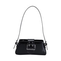 Bolso de mano de diseño de lujo para mujer, bolsa de hombro de marca con axila láser, plata, elegante, Asa superior, bolso de compras - details 20