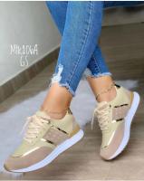 Women Sneakers Platform Shoes Leather Patchwork Casual Sport Shoes Ladies Outdoor Running Vulcanized Shoes Zapatillas Mujer - details 5