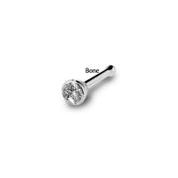 Piercing de circonia cúbica para la nariz, 2 piezas, 20g, 1,5/2/2.5/3mm, color oro rosa anodizado, joyería para la nariz - details 8