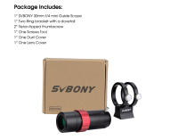 Telémetro Compacto Ultra-Mini SVBONY 30mm f/4 para Cámaras de Guía Automática SV305 ZWO SV165 Producto Normal de Marca Svbony - details 13
