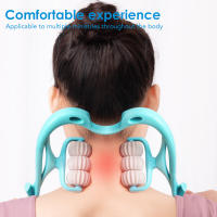 Masajeador Cervical para alivio del dolor, rodillo de mano Shiatsu, relajación muscular profunda, punto gatillo de presión de plástico - details 5
