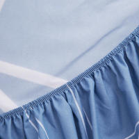 Sábana bajera de algodón estampada, sábanas para cama de cuatro esquinas con banda elástica (sin fundas de almohada), 1 ud. - details 8