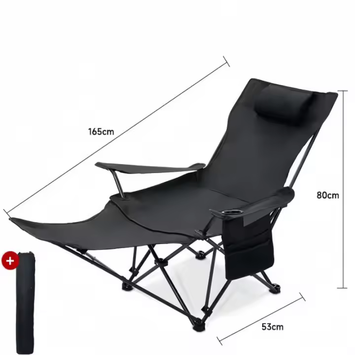 Sillón plegable ligero, sillón ajustable, camping, pesca, VIES, playa, equipo de conectividad al aire libre - 1