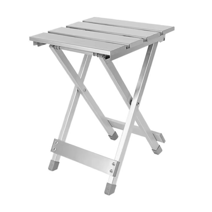 Taburete plegable para pesca, taburete compacto para campamento, taburete para acampar de aleación de aluminio ligero para exteriores, para Festival, - 1