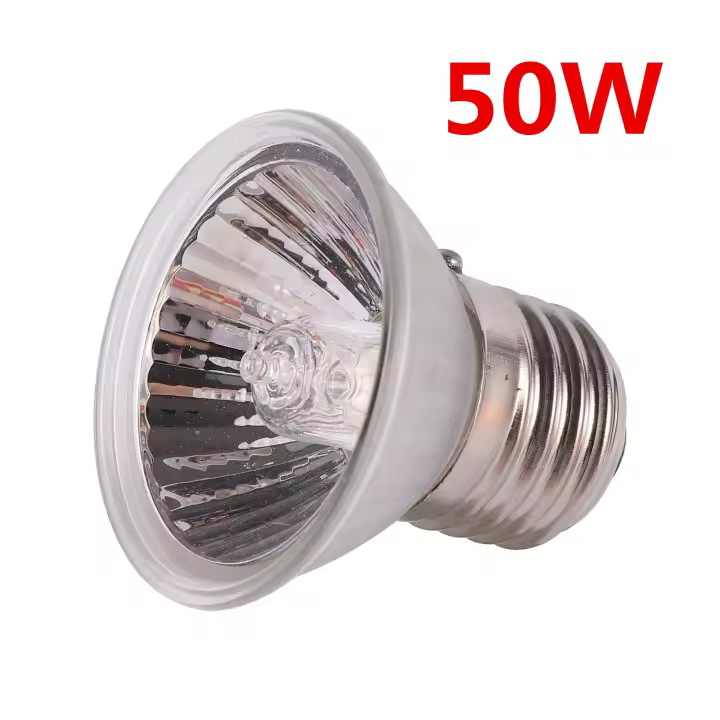 25/50/75W UVA + UVB 3,0 lámpara para reptiles bombilla tortuga tomando el sol bombillas de luz UV lámpara de calefacción anfibios lagartos controlador de temperatura 1 ud. - 1