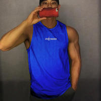 New Arrival Quick-drying Summer Men's Printed Basketball Bodybuilding Fitness Breathable Gyms Sports O-neck Tank Top - details 11