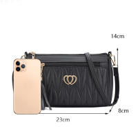 Bolso cruzado de cuero PU con cremallera para mujer, bandolera pequeña de gran capacidad con borlas de hilo, a la moda, novedad - details 21