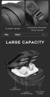 Mochila de Gran Capacidad para Hombres BANGE 2023 Impermeable de 15.6 Pulgadas con Interfaz USB para Carga Bolsa de Viaje Material Principal de la Mochila - details 8