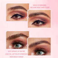 Maquillaje líquido resistente al agua para cejas, crema potenciadora de cejas duradera Natural, cera de Gel profesional 3D para cejas salvajes - details 5