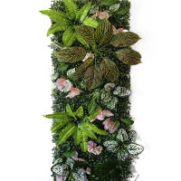 Decoración de Pared de Césped Falsa Planta de Flor Artificial para Interior de Jardín - details 5