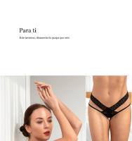 Ropa Interior con Espalda en T para Mujer y Niña, Bragas de Algodón para Talla Pequeña, Sujetador con Tela transpirable - details 0