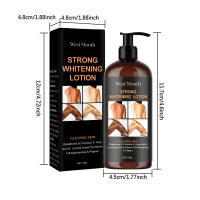 Loción corporal iluminadora para rodillas, blanqueamiento de muslos, nutritiva, elimina la melanina, hidratante, mejora la opacidad de la piel, crema corporal blanqueadora - details 1