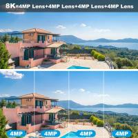 Cámara IP WiFi 8K16MP con Zoom de 20X Cámara PTZ de 360° Seguimiento Automático Cámara de Seguridad Inalámbrica al Aire Libre Cuatro Lentes Pantalla Doble Inteligente - details 2