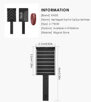 KADS Herramienta de Arte de Uñas Varilla Magnética para Gel Placa de Magnetismo - details 1