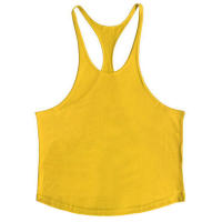 Gym stringer tank top fitness men musculation vest bodybuilding clothing print undershirt solid tank tops - details 13