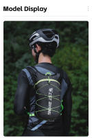 WEST BIKING-Mochila deportiva de hidratación para bicicleta, bolsa de agua ligera de 7L para ciclismo, correr, escalada, senderismo, MTB y carretera - details 15