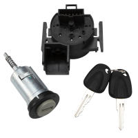 Cilindro de bloqueo de interruptor de encendido de coche con 2 llaves para Vauxhall Opel Corsa Combo C Meriva A Tigra B 9115863 - details 1