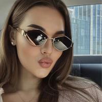 Gafas de sol para hombre, diseño de marca de lujo, gafas de sol poligonales únicas - details 4