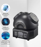 Luz de Fiesta Mini Disco DJ de 36W Efecto de Haz Móvil con LED RGBW DMX Ideal para Clubes Bares - details 4