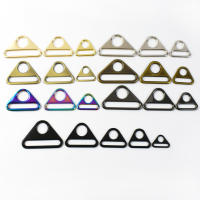 5 / 10 Piezas 20 - 38 Mm Correas De Hebillas Triangulares Metálicas Correas Ajustables Ganchos De Cinturón Correas Bikini Correa - details 1