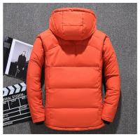Chaqueta de plumón con capucha para hombre, cálida, gruesa, talla grande - details 3