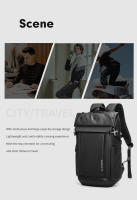 Mochila enrollable expandible antirrobo con bolsillo para portátil, mochila impermeable de gran capacidad para exteriores, bolsa escolar universitaria - details 3