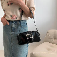 Bolso de mano de diseño de lujo para mujer, bolsa de hombro de marca con axila láser, plata, elegante, Asa superior, bolso de compras - details 8